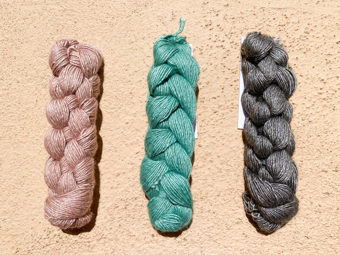 Alpaca and Silk Yarns