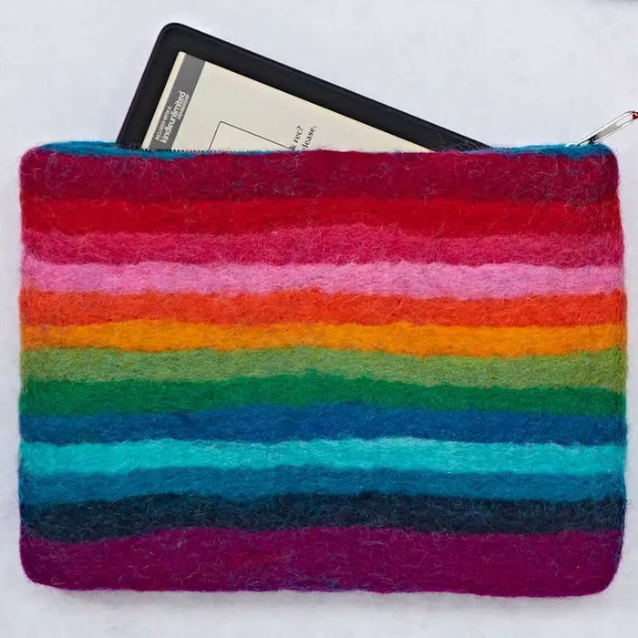 Felt Rainbow Pouch