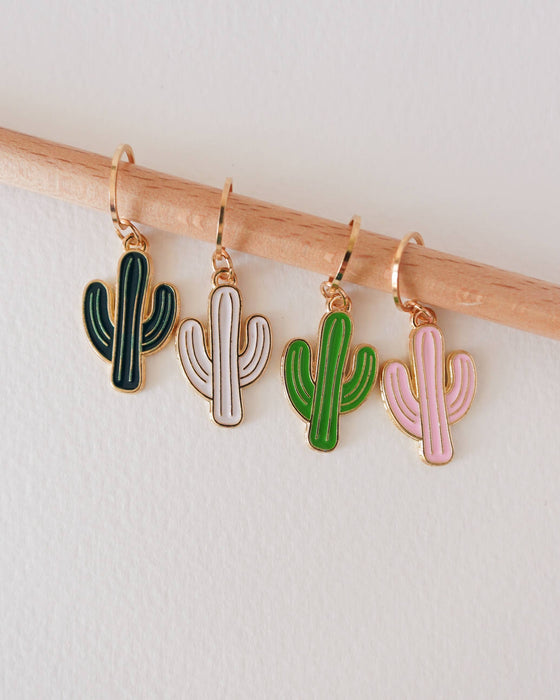 Cactus Stitch markers