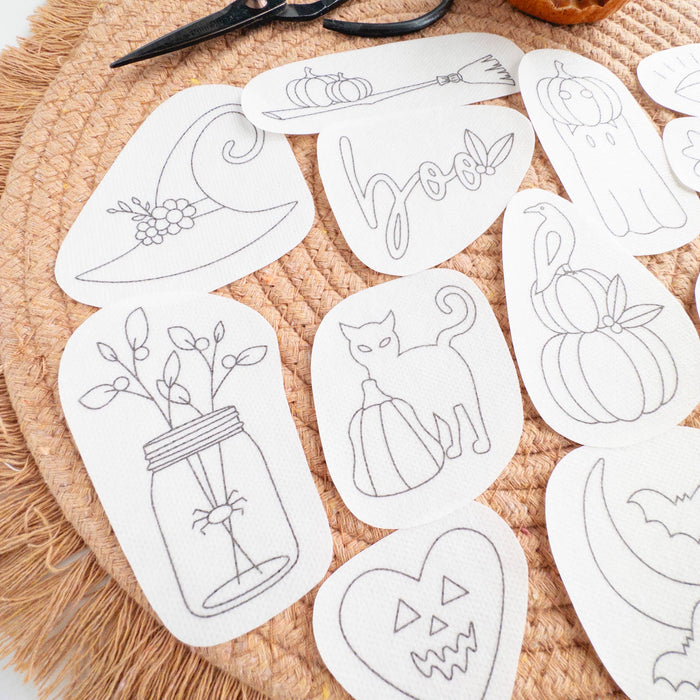 Halloween Stick and Stitch Embroidery Patterns