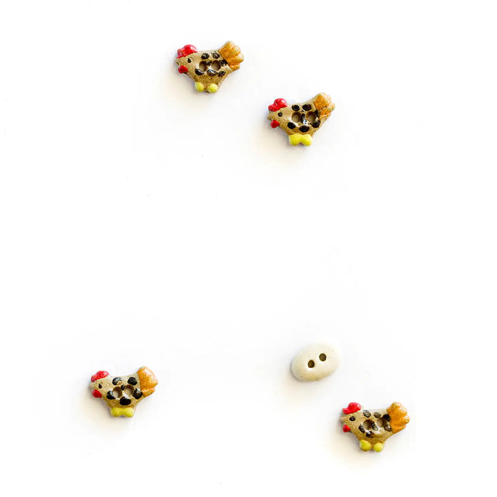 Ceramic Washable Buttons - Figural