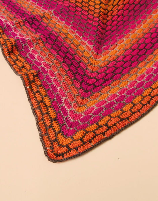 Spectrum Crochet Blanket