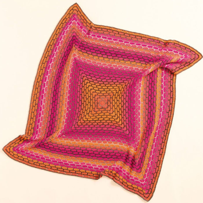 Spectrum Crochet Blanket