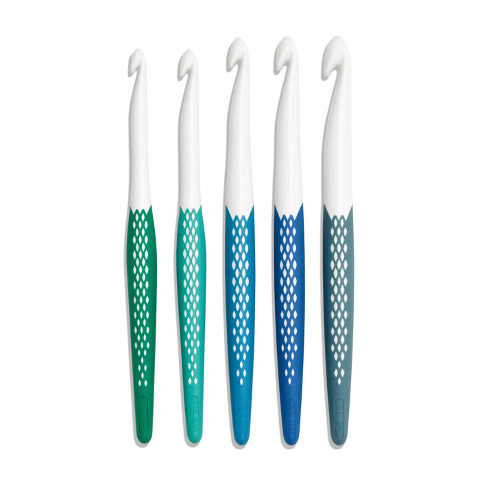 Ergonomic 5 Piece Crochet Hook Set