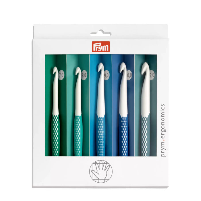 Ergonomic 5 Piece Crochet Hook Set
