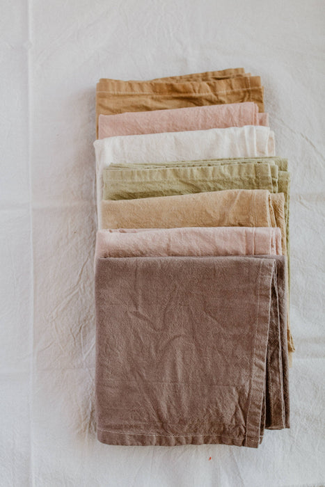 Hand-dyed Organic Cotton Kitchen Towel