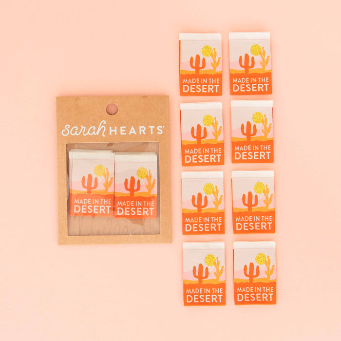 Made in the Desert Woven Sewing Labels