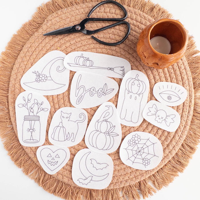 Halloween Stick and Stitch Embroidery Patterns