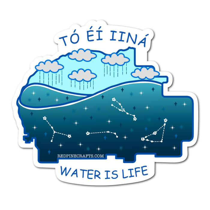 Tó Éí Ííná – Water is Life Sticker