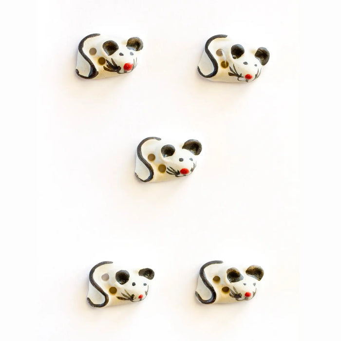 Ceramic Washable Buttons - Figural