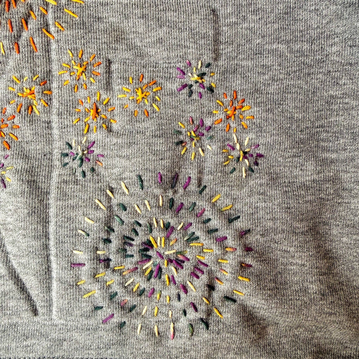 Hanabi (Fire Flowers): Visible Mending