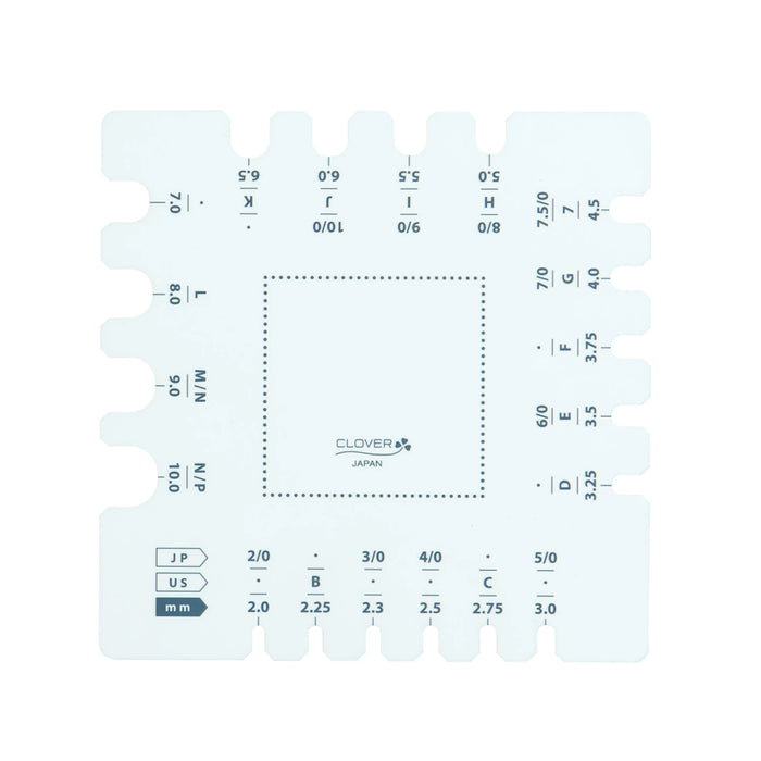 Swatch Ruler and Needle Gauge