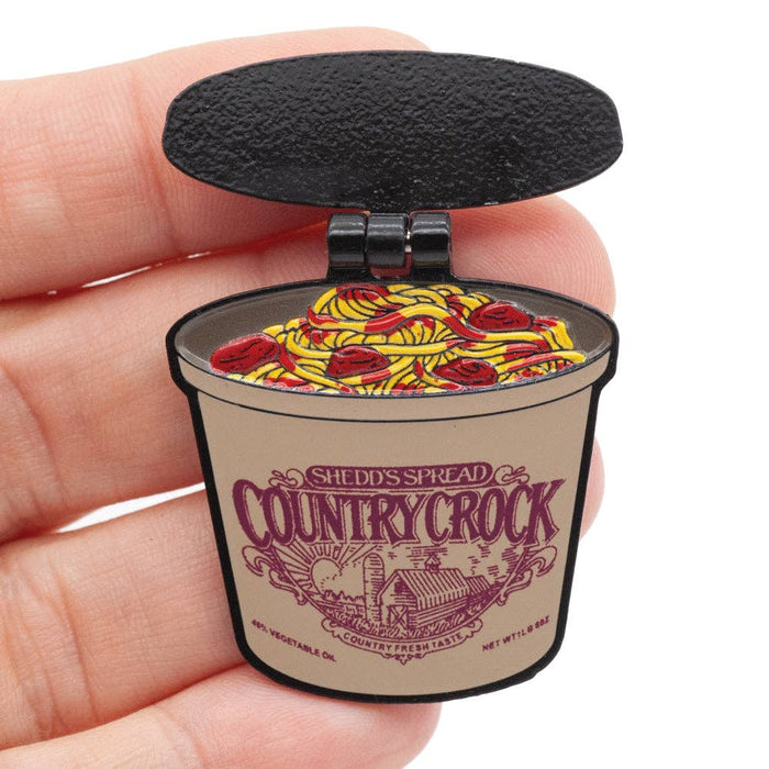 Country Crock Spaghetti Leftovers Magnetic Needle Minder