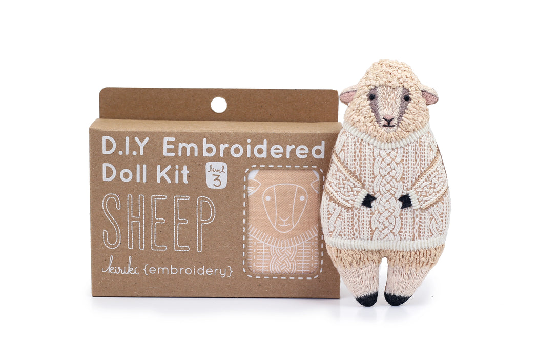 Animal Doll Embroidery Kits