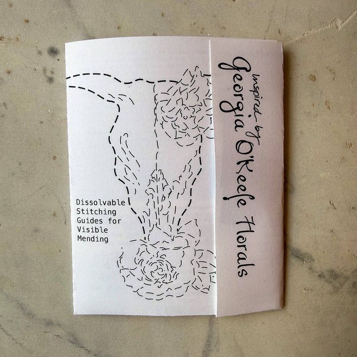 Georgia O'Keeffe's Florals: Visible Mending Transfers