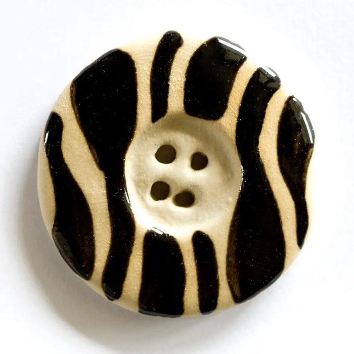 Ceramic Washable Buttons - Geometric Shapes