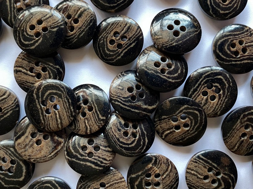 Recycled Coffee Grounds Buttons