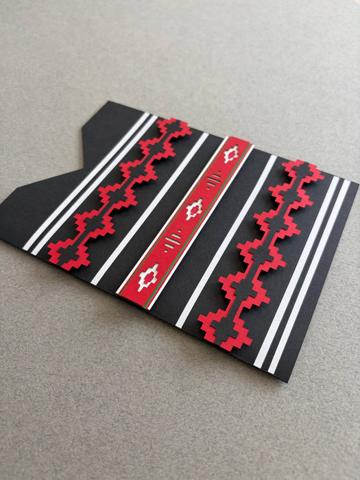 Rug Dress | Layered Greeting Card