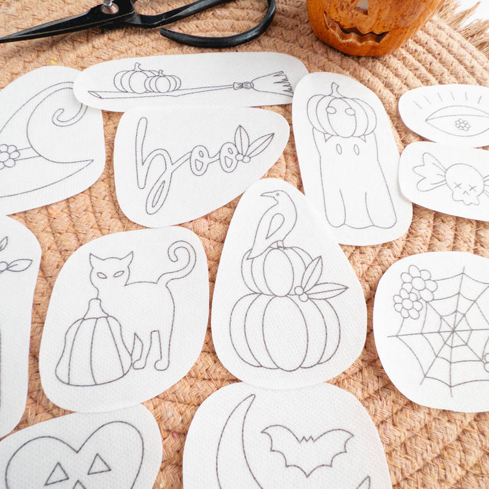 Halloween Stick and Stitch Embroidery Patterns