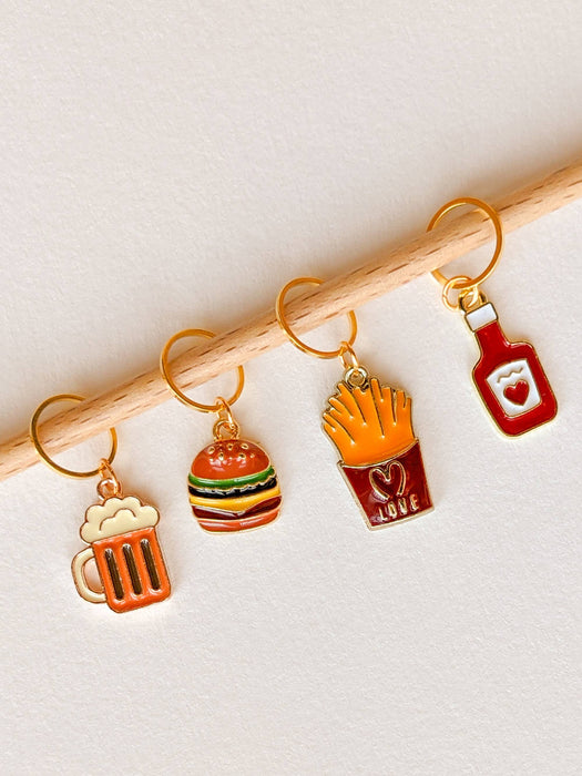 Junk food - 4 Stitch Markers