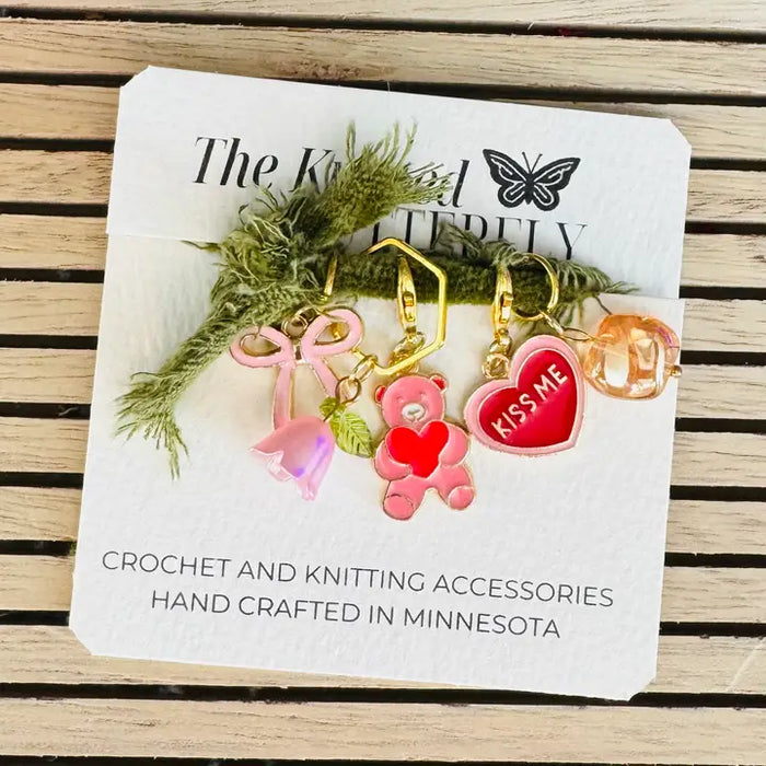 The Knitted Butterfly Stitch Marker Sets