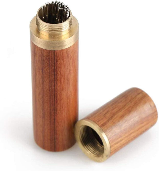 Tapestry Needle Set in Rosewood and Brass Case