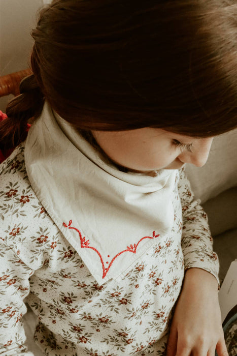 RODEO Cotton Bandana Hand Embroidered  & Hand Dyed 