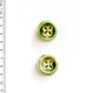 Ceramic Washable Buttons - Geometric Shapes