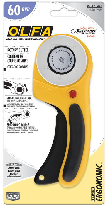 Ergonomic Rotary Cutter 60mm