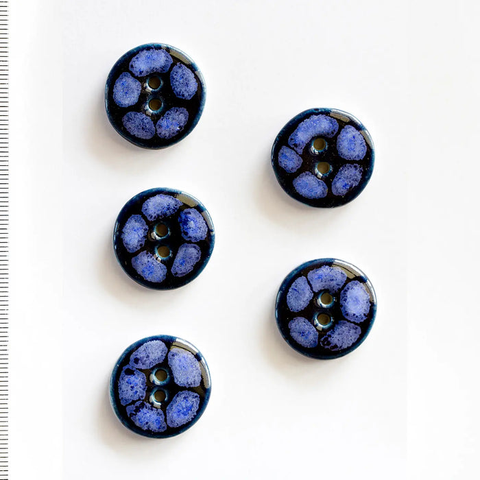 Ceramic Washable Buttons - Geometric Shapes