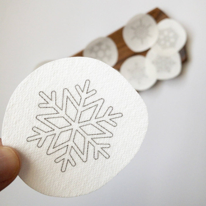 Snowflake Stick and Stitch Embroidery Patterns