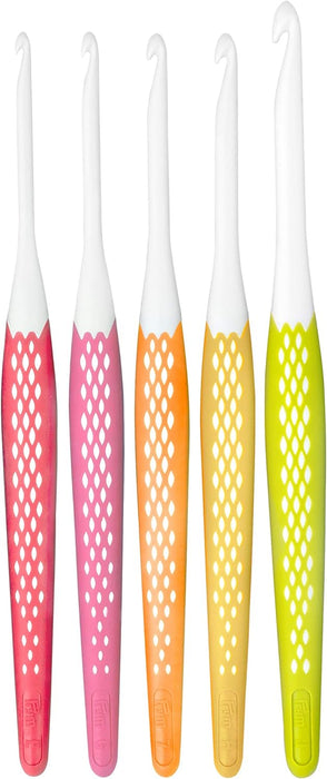 Ergonomic 5 Piece Crochet Hook Set