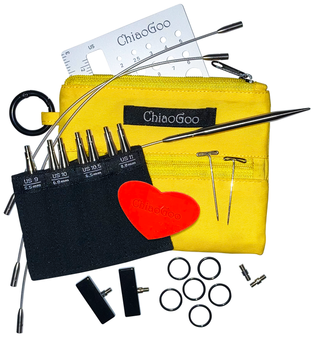 TWIST™ Yellow Shorties™ Set - 3" (8cm) Tips [L] US 9-11