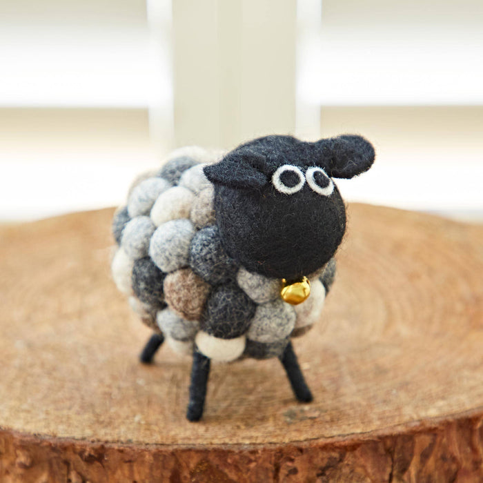Felt Sheep Ornament - Handmade