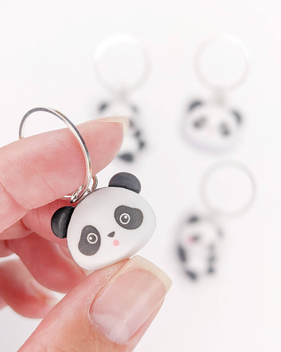 Happy Pandas Stitch Markers