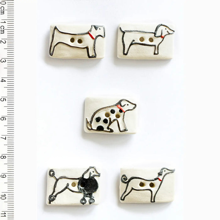 Ceramic Washable Buttons - Figural