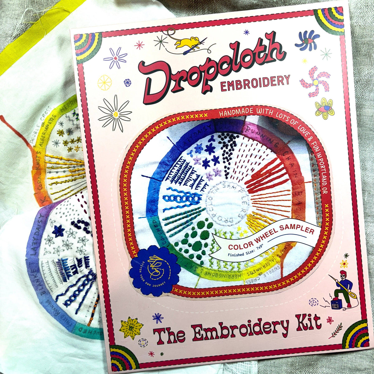 Color Wheel Embroidery Kit– Hacer Santa Fe