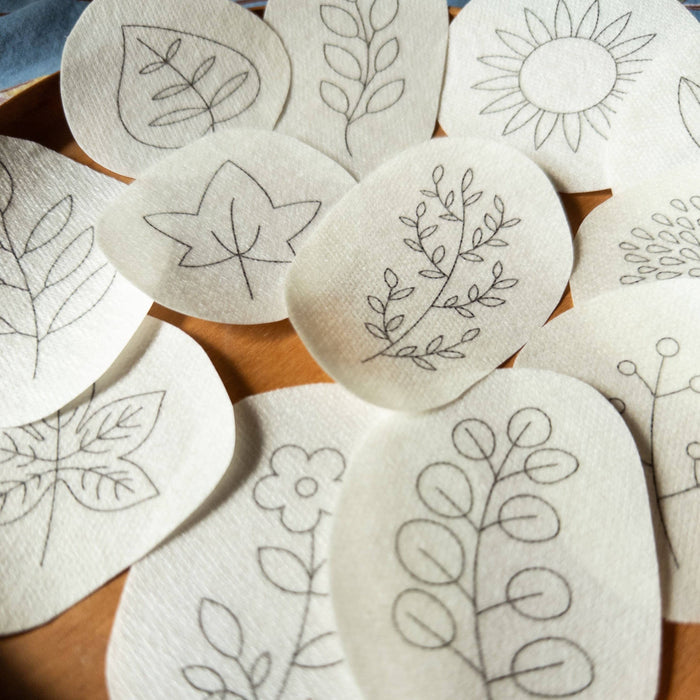 Autumn Botanicals Stick and Stitch Embroidery Patterns