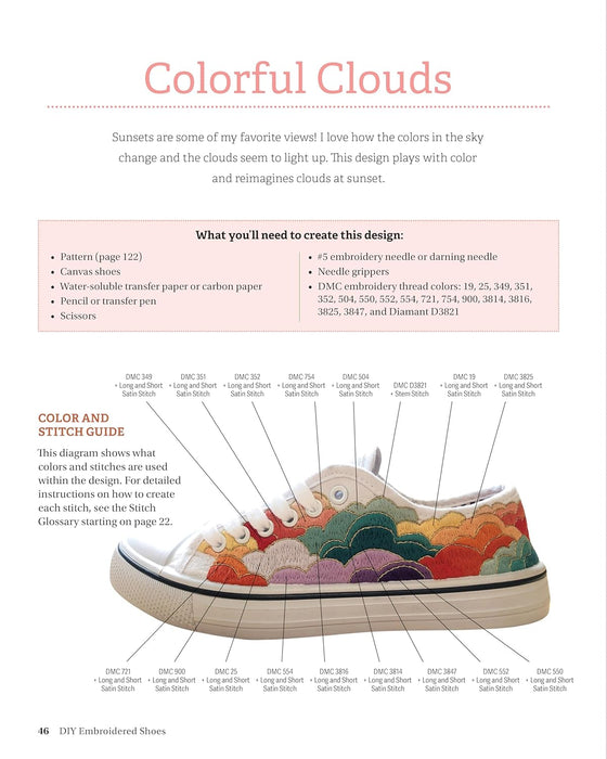DIY Embroidered Shoes