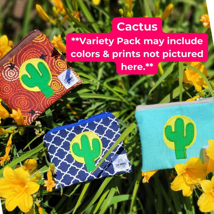 Mini Zipper Pouch | U-Pick Design | Upcycled & Handmade USA
