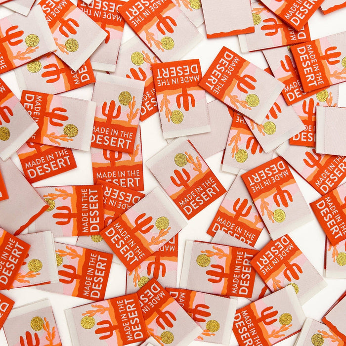 Made in the Desert Woven Sewing Labels