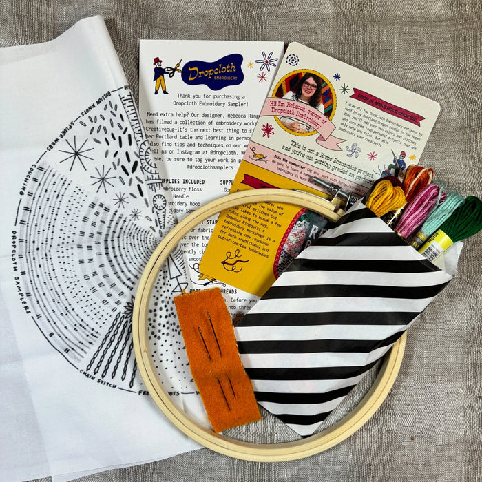 Pie Sampler Embroidery Kit