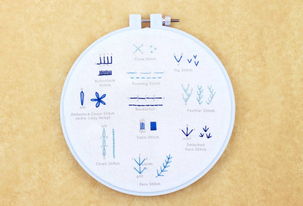 Beginner - Embroidery Stitch Sampler