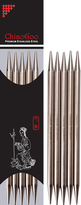Steel Double Pointed Needles 8"