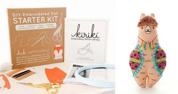 DIY Embroidered Doll Starter Kit