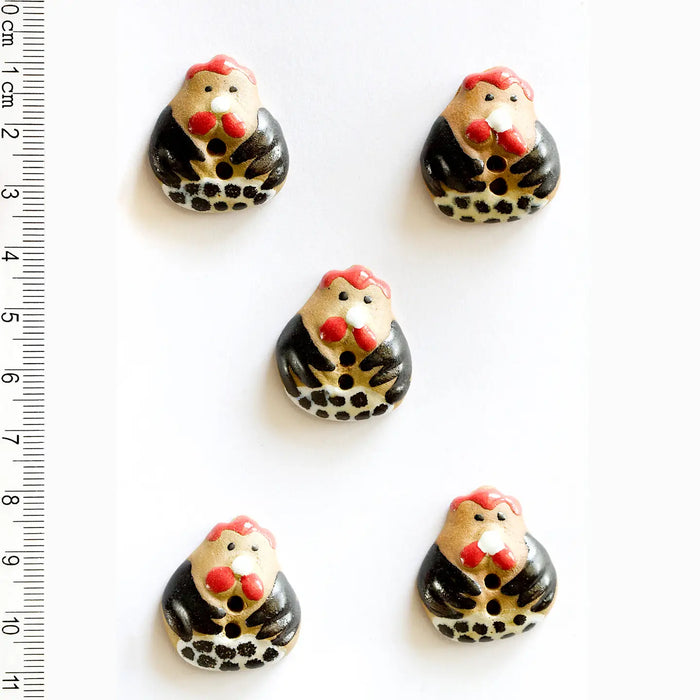 Ceramic Washable Buttons - Figural