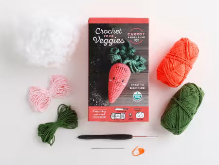 Crochet Your Veggies Amigurumi Kit