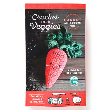 Crochet Your Veggies Amigurumi Kit