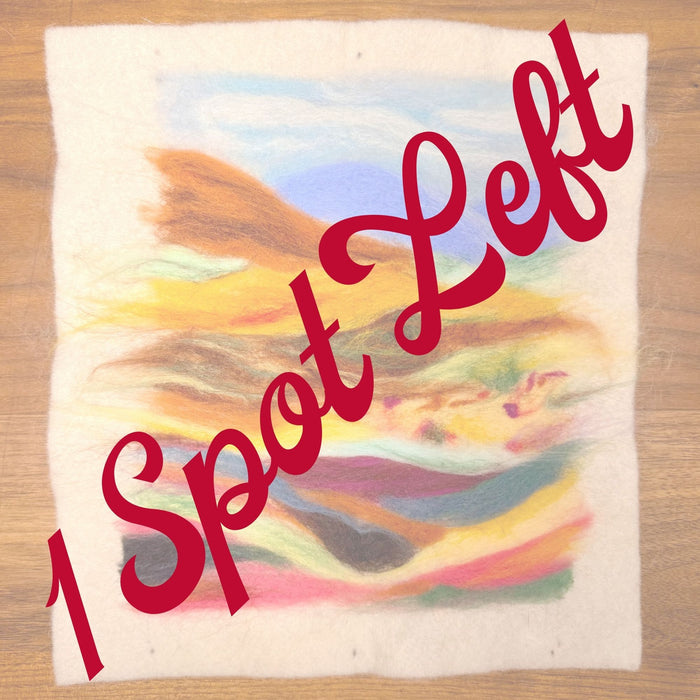 Learn to Paint With Wool - Needle Felted Landscapes