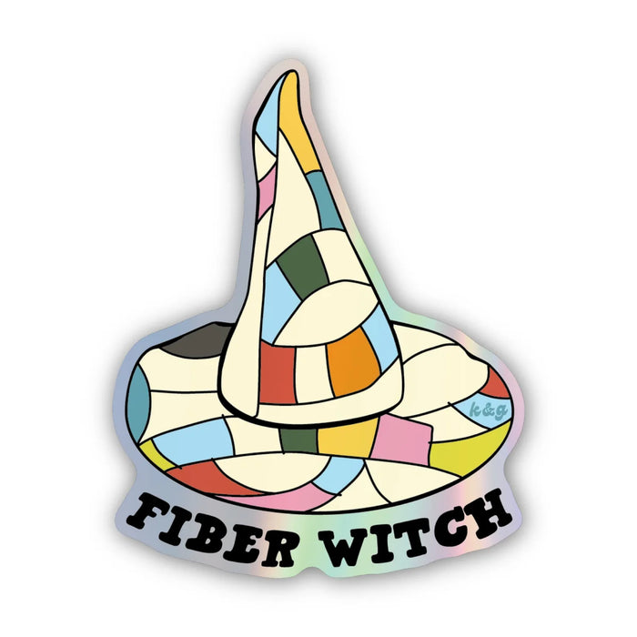 Fiber Witch Sticker